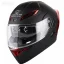 کلاه کاسکت فک متحرک SOMAN مدل 955 MATT-BLACK-ELECTROPLATED-RED