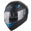 کلاه کاسکت فک متحرک SOMAN مدل 955 MATT-BLACK-ELECTROPLATED-BLUE