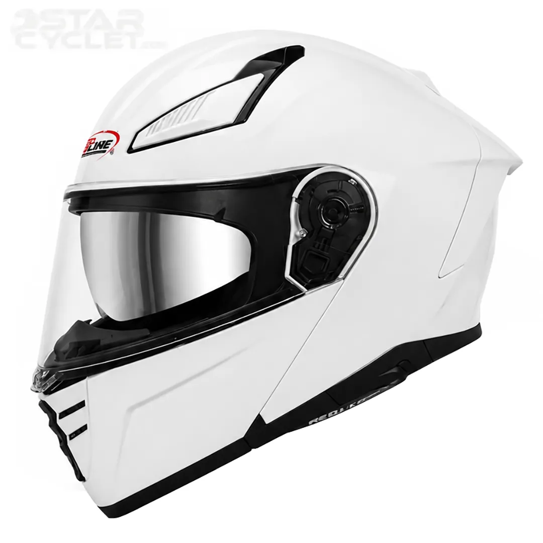 قیمت کلاه کاسکت فک متحرک ردلاین مدل BRIGHT WHITE 960-3