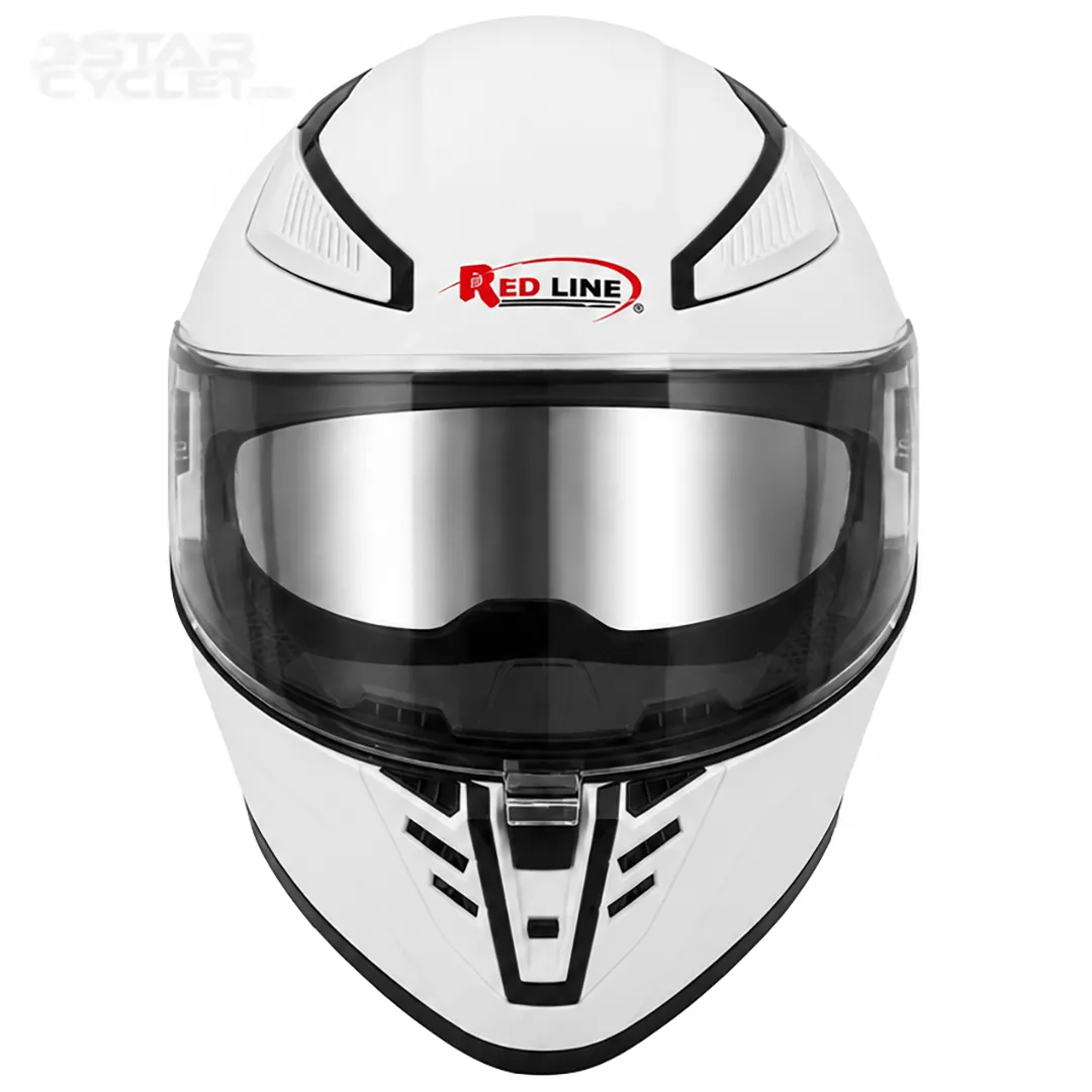 عکس کلاه کاسکت فک متحرک ردلاین مدل BRIGHT WHITE 960-3