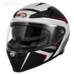 کلاه کاسکت فک ثابت ردلاین مدل MATT BLACK RED OVERTURE 942-4