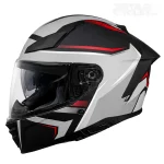 خرید کلاه کاسکت فک ثابت ردلاین مدل MATT BLACK RED Overture 942-4