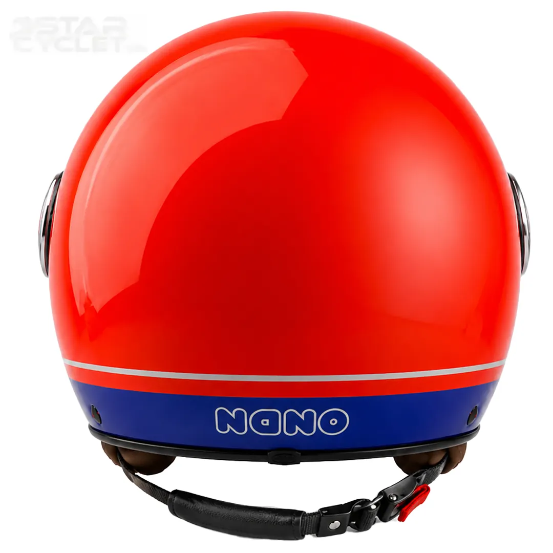 قیمت لاه کاسکت وسپایی BEON مدل B110 ORANGE BLUE NANO