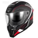 کلاه کاسکت فک ثابت SOMAN مدل H10 BLACK RED