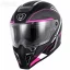 کلاه کاسکت فک ثابت SOMAN مدل H10 BLACK PINK