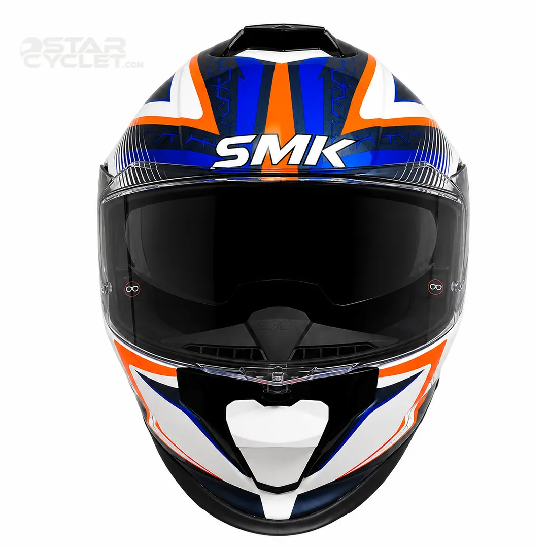 عکس کلاه کاسکت فک ثابت SMK TITAN مدل GL153 SLICK