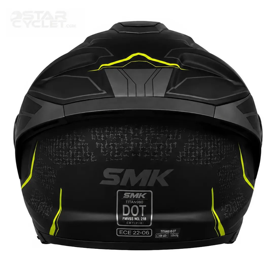 قیمت کلاه کاسکت فک ثابت SMK TITAN مدل MA264 PANTHER