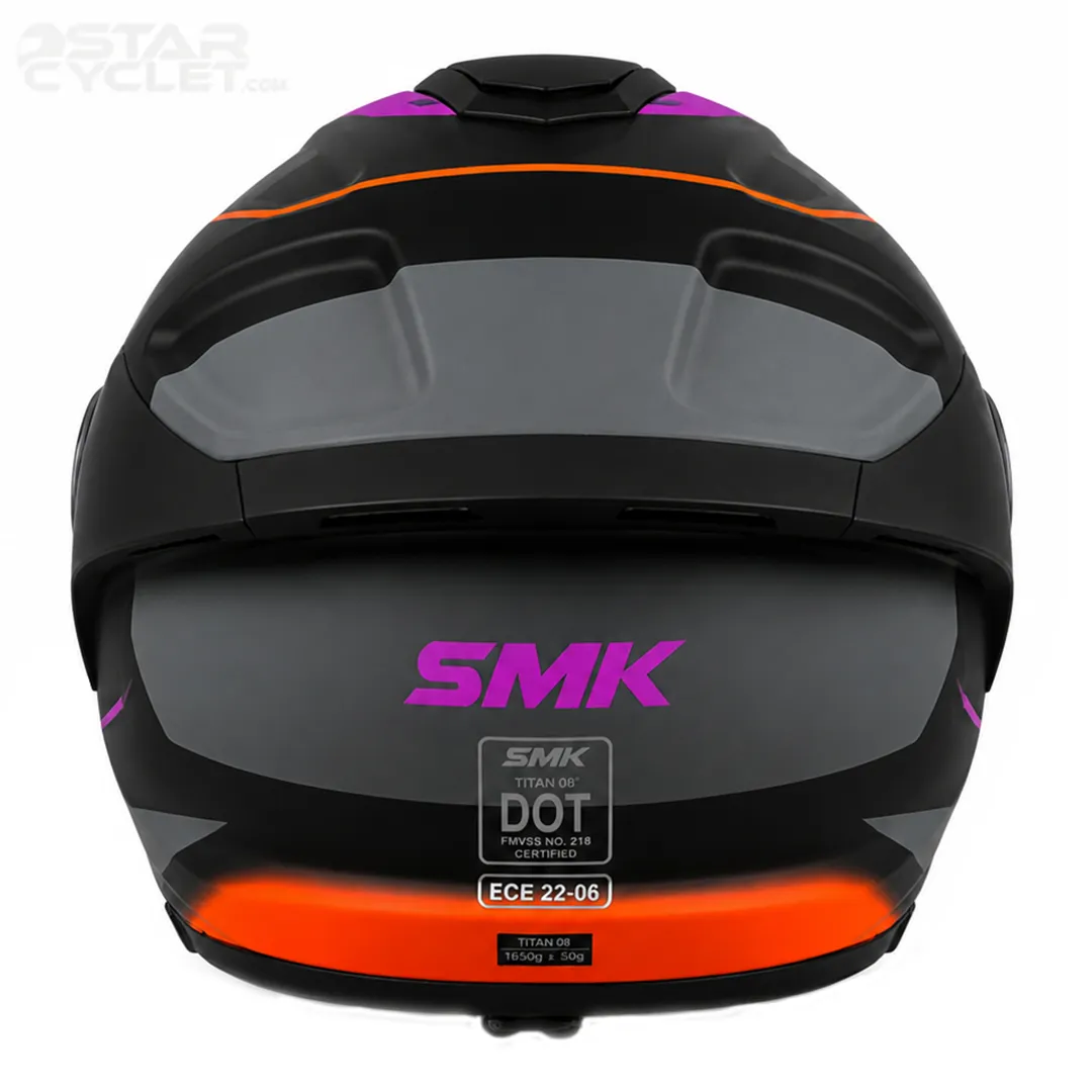 قیمت کلاه کاسکت فک ثابت SMK TITAN مدل MA279 SPORTER