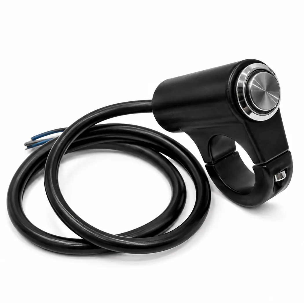 خرید کلید پروژکتور تک پل رو فرمانی موتورسیکلت مدل LED دار