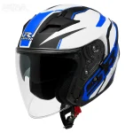 کلاه کاسکت بدون فک راپیدو مدل 878 SRT MATT BLUE
