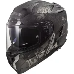 کلاه کاسکت فک ثابت ال اس تو مدل CHALLENGER BLACK BEIGE