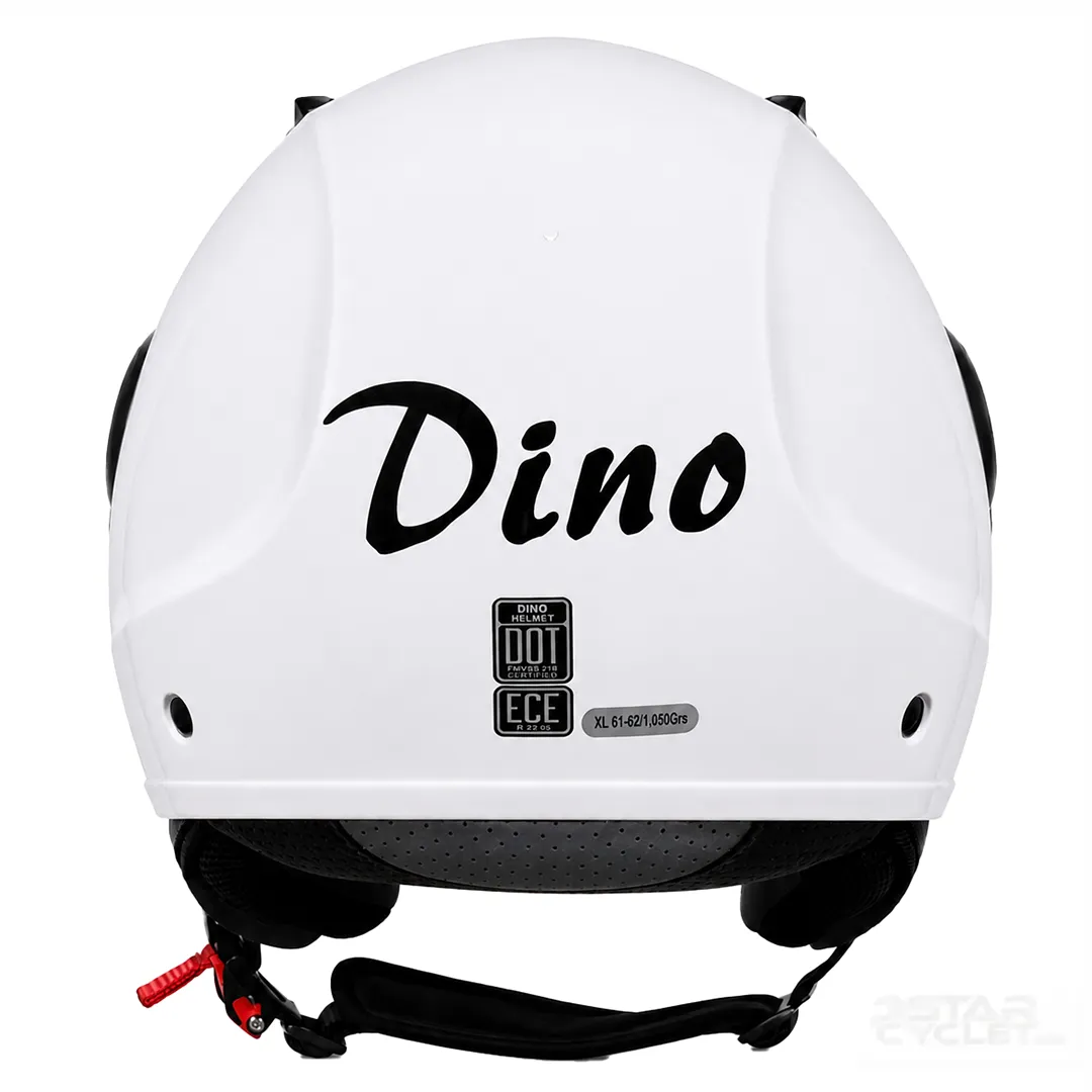 قیمت کلاه کاسکت بدون فک دینو مدل WHITE