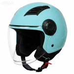 کلاه کاسکت بدون فک دینو مدل GLOSSY BLUE