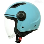 خرید کلاه کاسکت بدون فک دینو مدل GLOSSY BLUE