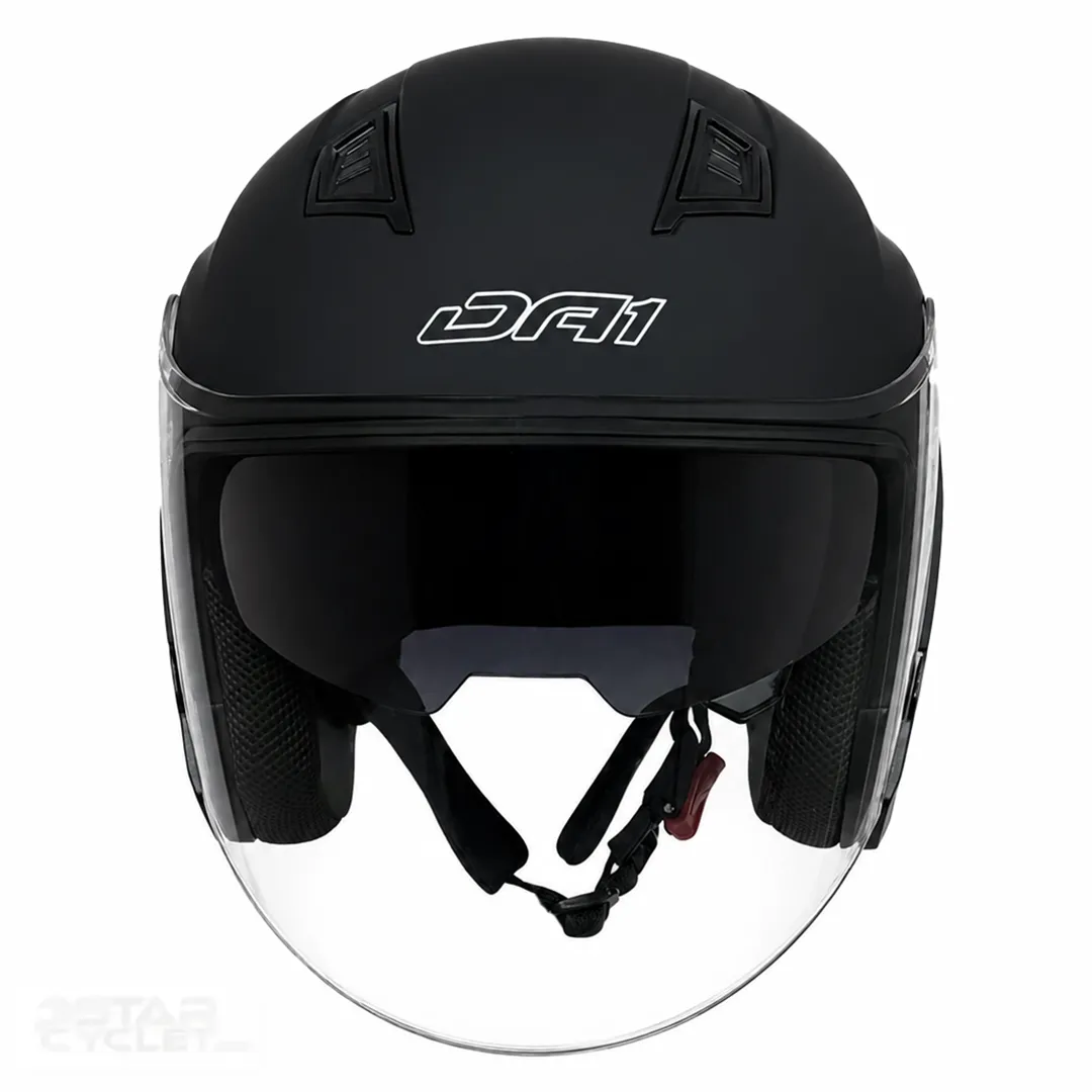 عکس کلاه کاسکت بدون فک دی ای وان مدل 403MATT BLACK