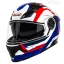 کلاه کاسکت فک متحرک REDLINE مدل 31-939 WHITE RED BLUE