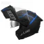 خرید کلاه کاسکت فک متحرک REDLINE مدل 19-960 MATT BLACK BLUE THORN