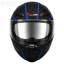 عکس کلاه کاسکت فک متحرک REDLINE مدل 19-960 MATT BLACK BLUE THORN