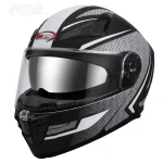 کلاه کاسکت فک متحرک REDLINE مدل 19-960 MATT BLACK GRAY SUN