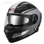 کلاه کاسکت فک متحرک REDLINE مدل 19-960 MATT BLACK GRAY SUN