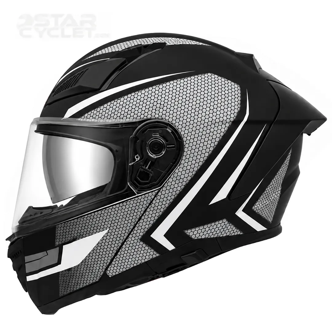 قیمت کلاه کاسکت فک متحرک REDLINE مدل 19-960 MATT BLACK GRAY SUN