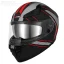 کلاه کاسکت فک متحرک REDLINE مدل 15-960 MATT BLACK RED GRAY AVATAR