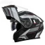 خرید کلاه کاسکت فک متحرک REDLINE مدل 27-939 MATT BLACK RED WIZARD