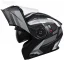خرید کلاه کاسکت فک متحرک ردلاین مدل 28-939 MATT BLACK GRAY WIZARD