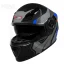 کلاه کاسکت فک متحرک REDLINE مدل 33-939 MATT BLACK BLUE GALAXY