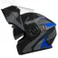 خرید کلاه کاسکت فک متحرک REDLINE مدل 33-939 MATT BLACK BLUE GALAXY