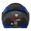 خرید کلاه کاسکت فک متحرک REDLINE مدل 33-939 MATT BLACK BLUE GALAXYاز نمایندگی