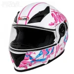 کلاه کاسکت فک متحرک REDLINE مدل 34-939 BRIGHT CREAM HELMET
