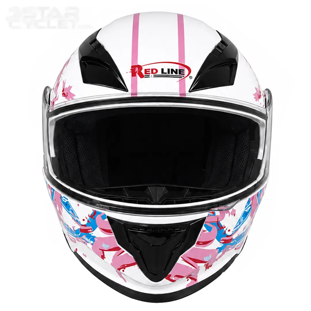 عکس کلاه کاسکت فک متحرک REDLINE مدل 34-939 BRIGHT CREAM HELMET