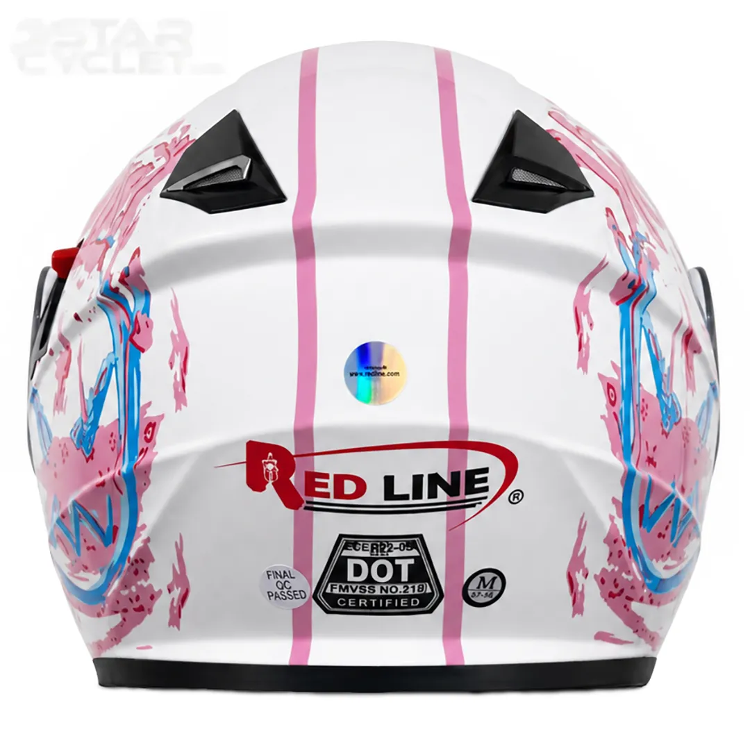 خرید کلاه کاسکت فک متحرک REDLINE مدل 34-939 BRIGHT CREAM HELMET از نمایندگی