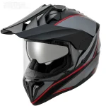 کلاه کاسکت ادونچری ردلاین مدل 5-760 MATT BLACK FLASH