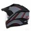 سه رخ پشت کلاه کاسکت ادونچری ردلاین مدل 5-760 MATT BLACK FLASH