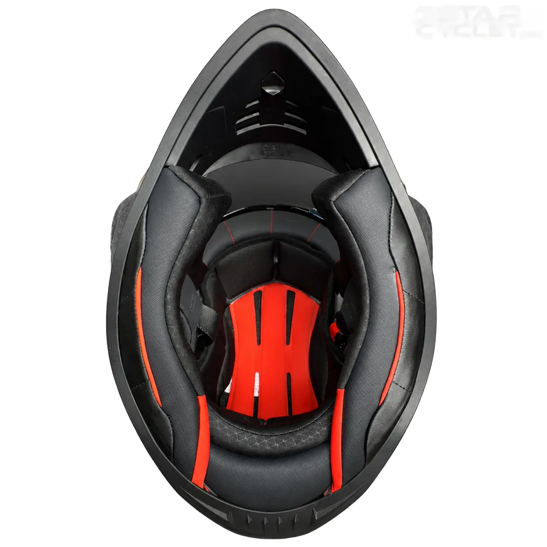 تودوزی کلاه کاسکت ادونچری ردلاین مدل 5-760 MATT BLACK FLASH