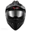 عکس کلاه کاسکت ادونچری ردلاین مدل 6-760 MATT BLACK DARK GRAY PRISM
