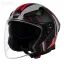 کلاه کاسکت بدون فک REDLINE مدل 11-965 MATT BLACK RED GRAY AVATAR