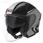 کلاه کاسکت بدون فک REDLINE مدل 12-965 MATT BLACK GRAY SANE