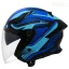 خرید کلاه کاسکت بدون فک REDLINE مدل 14-965 MATT BLACK BLUE AUREOLE