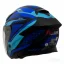 عکس کلاه کاسکت بدون فک REDLINE مدل 14-965 MATT BLACK BLUE AUREOLE
