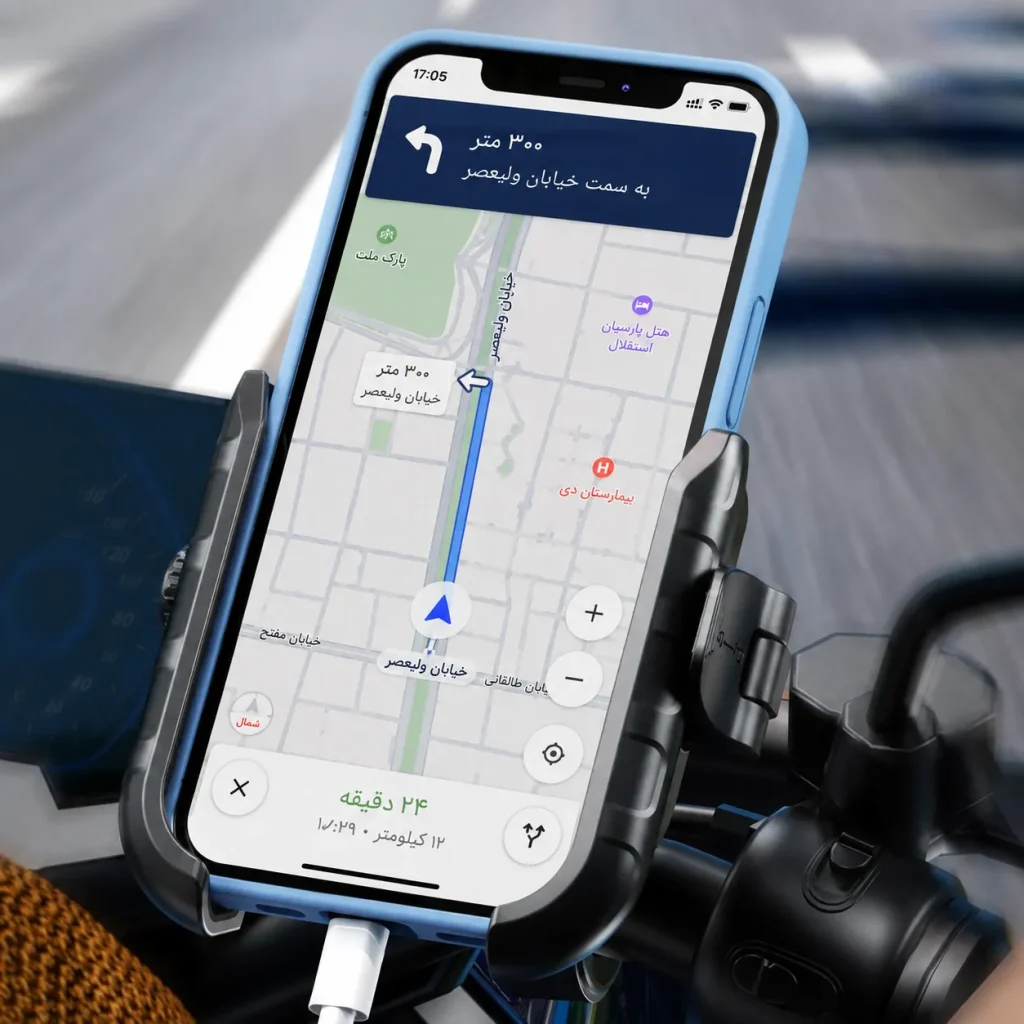 خرید هولدر موبایل آنتی شوک دار MOTO مدل BLACK