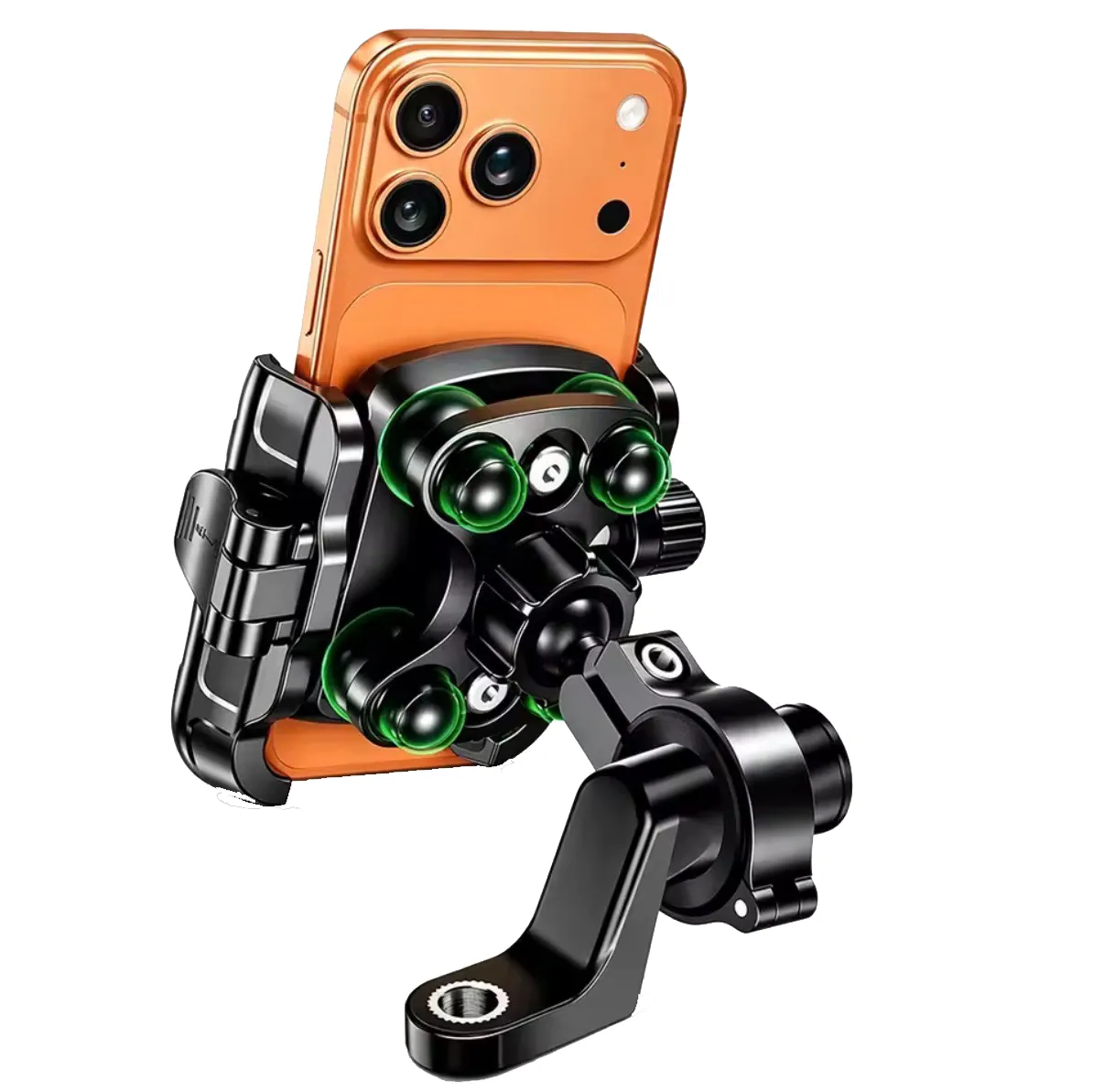 عکس نصبی هولدر موبایل آنتی شوک دار MOTO مدل BLACK