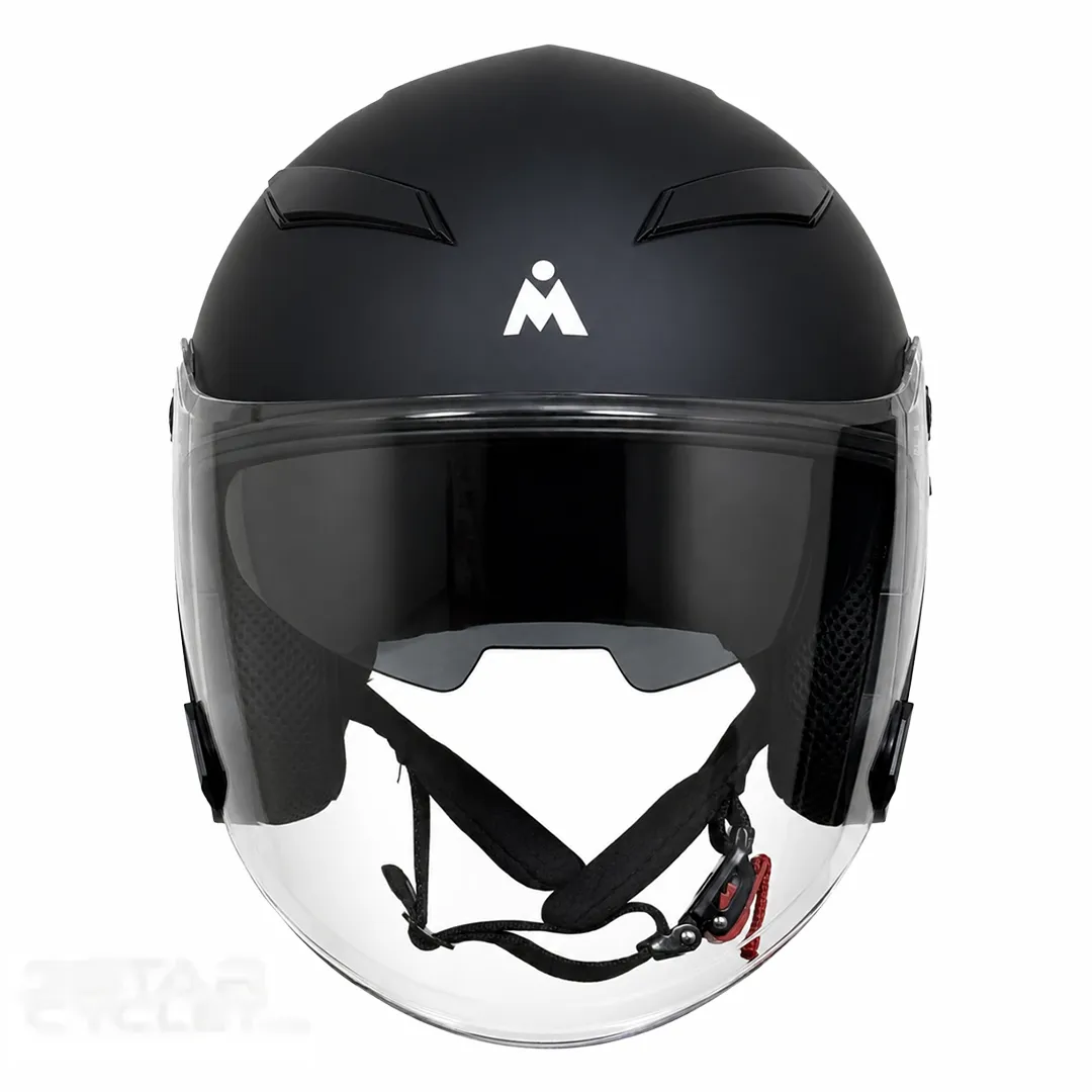عکس کلاه کاسکت بدون فک میثاق مدل 999MATT BLACK