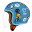خرید کلاه کاسکت بدون فک بچگانه ردلاین مدل2-910 MATT BLUE PARTY