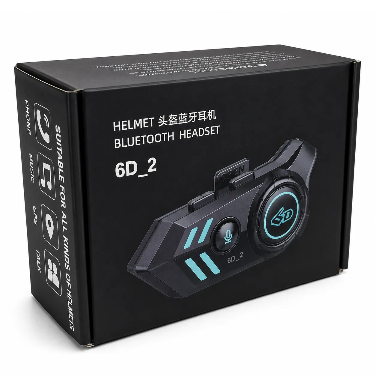 قیمت بلوتوث کلاه کاسکت مدل 6D-1