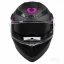 عکس کلاه کاسکت فک متحرک دخترانه سومان مدل SM955-S PEONY BLACK PINK