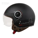 خرید ‏کلاه کاسکت وسپایی BEON مدل B110 TITANIUM BLACK