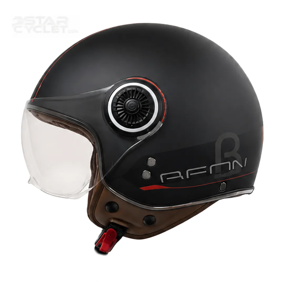 خرید ‏کلاه کاسکت وسپایی BEON مدل B110 TITANIUM BLACK